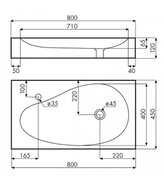 BATHCO 08018 BERANGA Lavabo CEMENTO