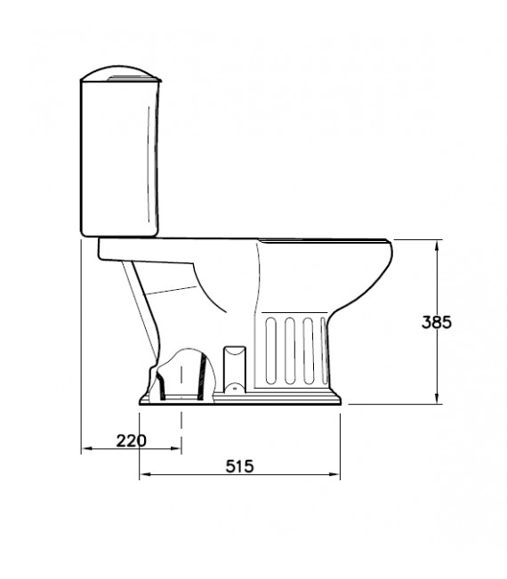 SANITANA GRECIA Inodoro Completo Blanco
