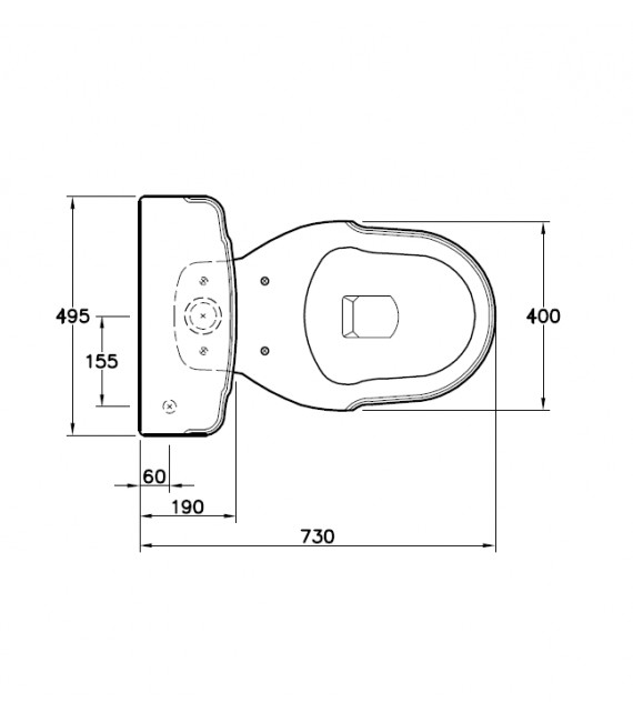 SANITANA GRECIA Inodoro Completo Blanco