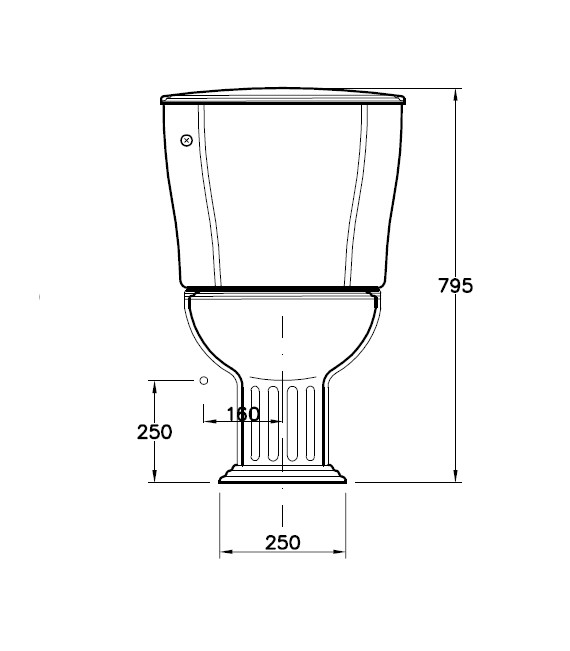 SANITANA GRECIA Inodoro Completo Blanco