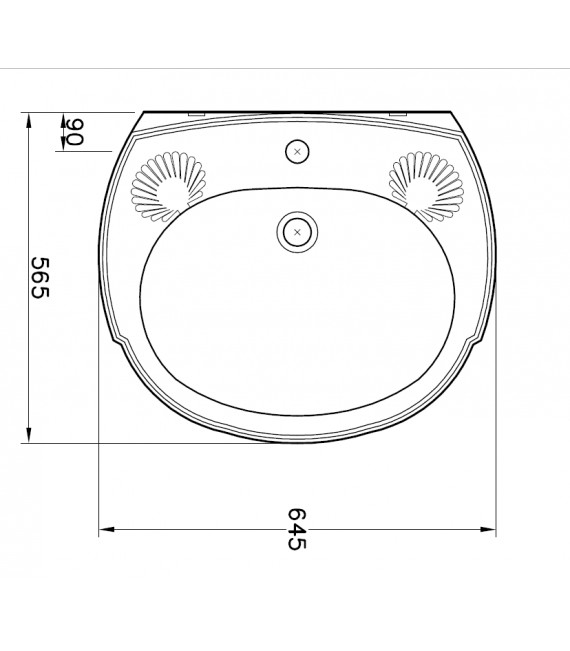 SANITANA GRECIA Lavabo con Pedestal