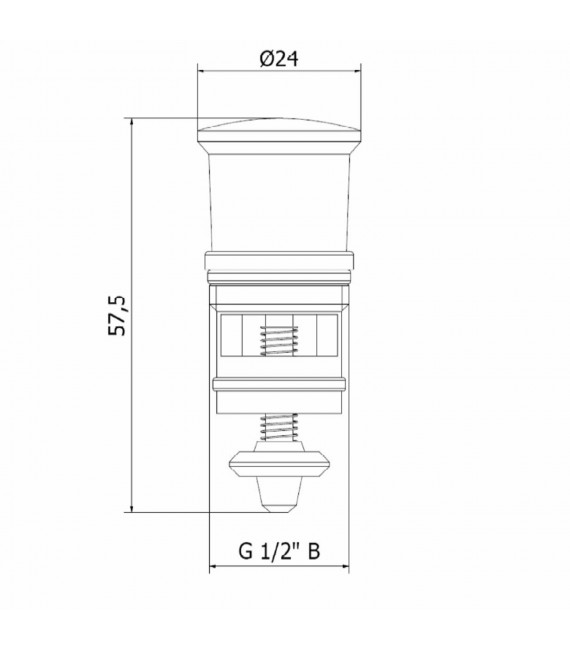 GENEBRE 1001 60 Inversor Para Grifo De Bañera
