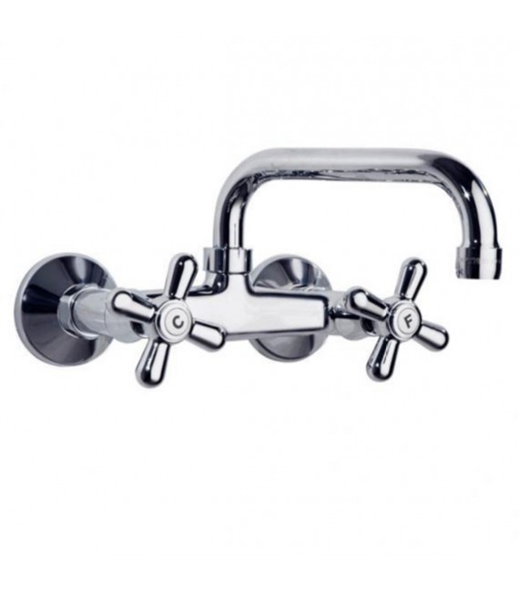 RAMON SOLER 3117C GAUDI Grifo Mural Para Fregadero