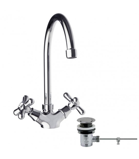RAMON SOLER 3110CVA GAUDI Grifo Bimando Lavabo