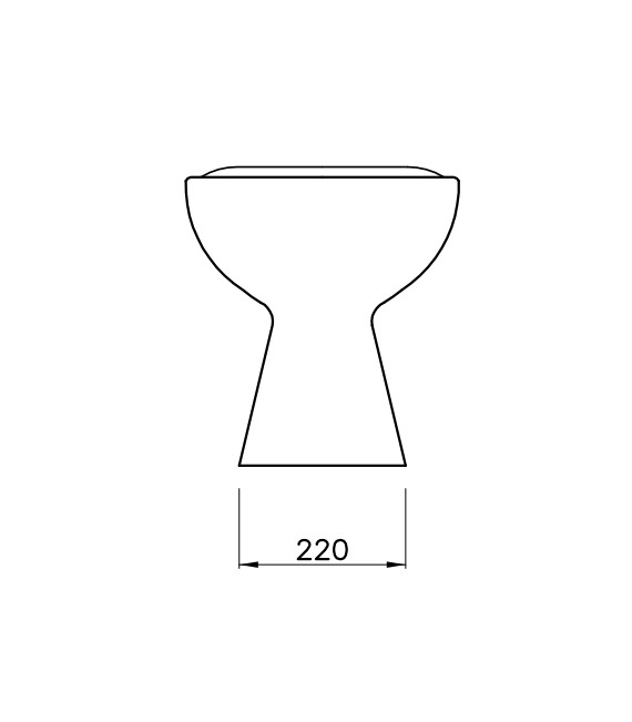 SANITANA MUNICH Bidé Blanco