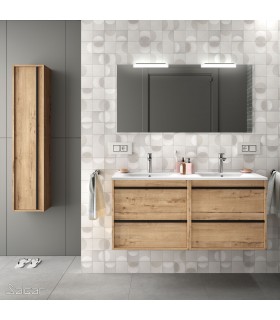 SALGAR 84956 ATTILA Conjunto Mueble 120 Roble Ostippo