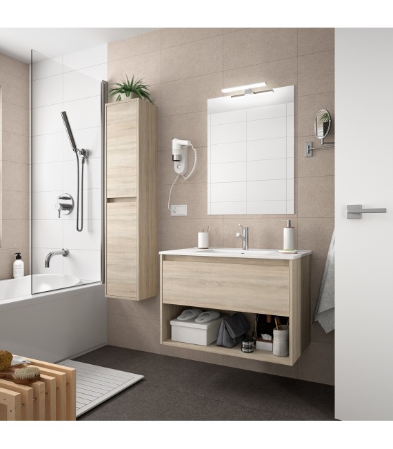 SALGAR NOJA Conjunto Mueble 1 Cajón Completo Roble Caledonia