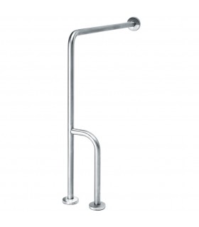 MEDICLINICS BSI020CS Barra Pared/Suelo 3 Apoyos Inox Satinado