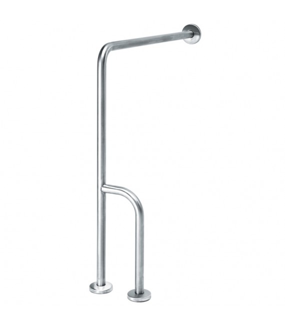 MEDICLINICS BSI020CS Barra Pared/Suelo 3 Apoyos Inox Satinado