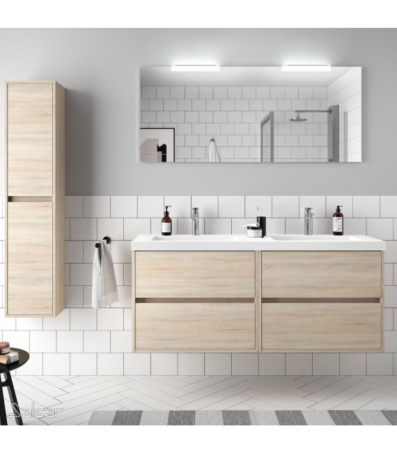 SALGAR NOJA 85096 Conjunto Mueble 140 Roble Caledonia