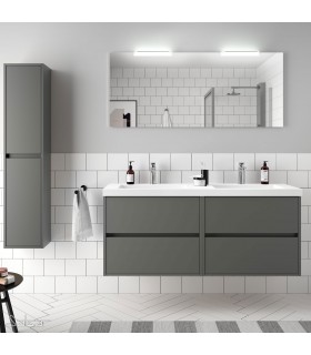 SALGAR NOJA 85095 Conjunto Mueble 140 Gris Mate