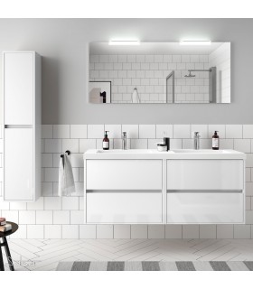 SALGAR NOJA 85093 Conjunto Mueble 140 Blanco Brillo