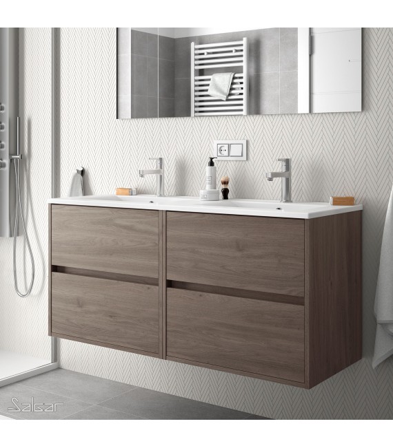 SALGAR 85090 NOJA Mueble+Lavabo 120 Roble Eternity
