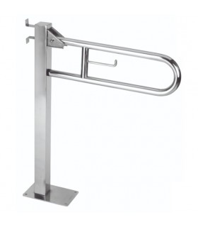 MEDICLINICS BGC710C BARRA Ayuda Abatible Suelo Inox Brillo