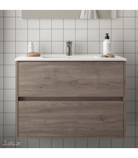 SALGAR NOJA Mueble+Lavabo Roble Eternity