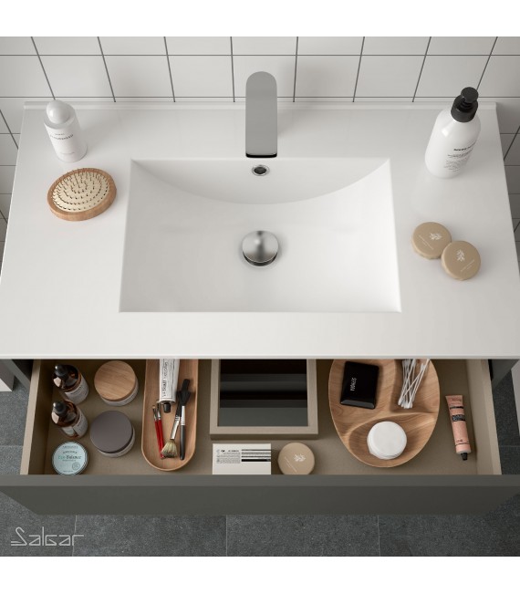 SALGAR NOJA Conjunto De Mueble Gris Mate