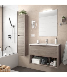 SALGAR NOJA Conjunto Mueble 1 Cajón Completo Roble Eternity