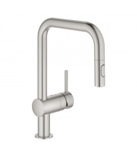 GROHE 32 322 DC2 MINTA Grifo Fregadero Extraible Cromo Mate