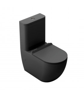 FOSSIL NATURA 00443 VERONA Inodoro Negro Mate Asiento Extraplano