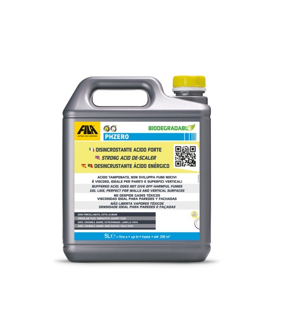 FILA 50300005 PHZERO Desincrustante Ácido 5 litros
