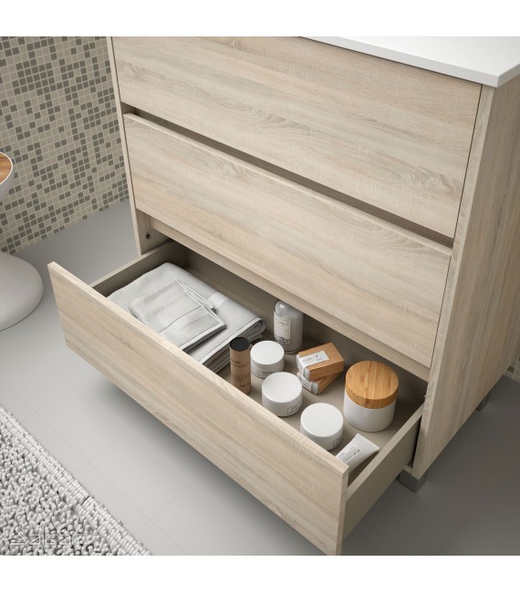 SALGAR ARENYS Mueble+Lavabo Roble Caledonia