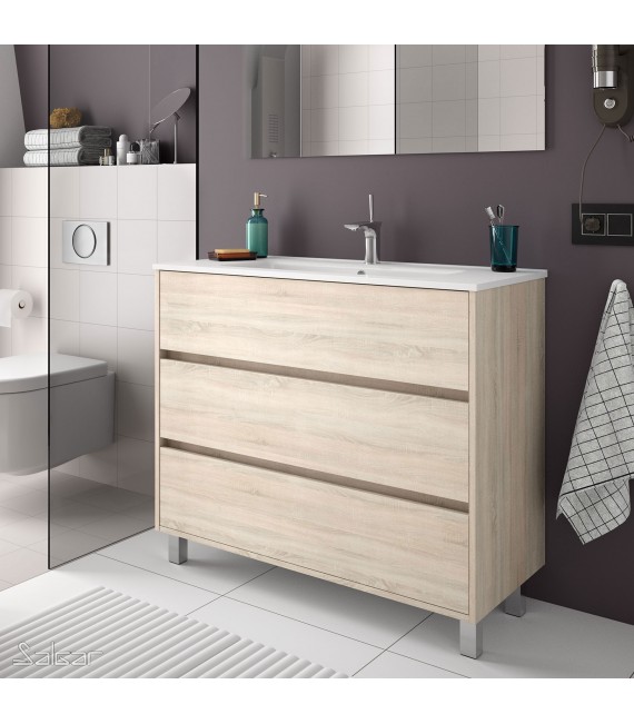 SALGAR ARENYS Mueble+Lavabo Roble Caledonia