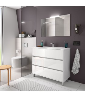 SALGAR ARENYS Conjunto Mueble Blanco Brillo