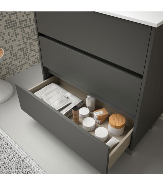 SALGAR ARENYS Conjunto Mueble Gris mate