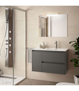 SALGAR 85061 NOJA 855 Conjunto Mueble Gris Mate