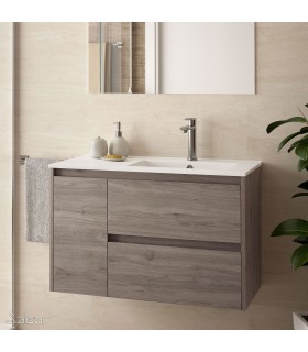 SALGAR 85067 NOJA 855 Mueble+Lavabo Roble Eternity