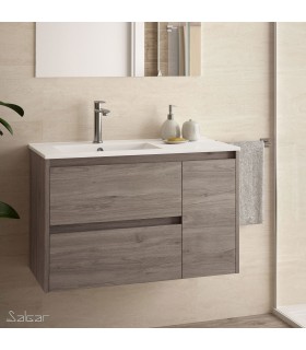 SALGAR 85057 NOJA 855 Mueble+Lavabo Roble Eternity