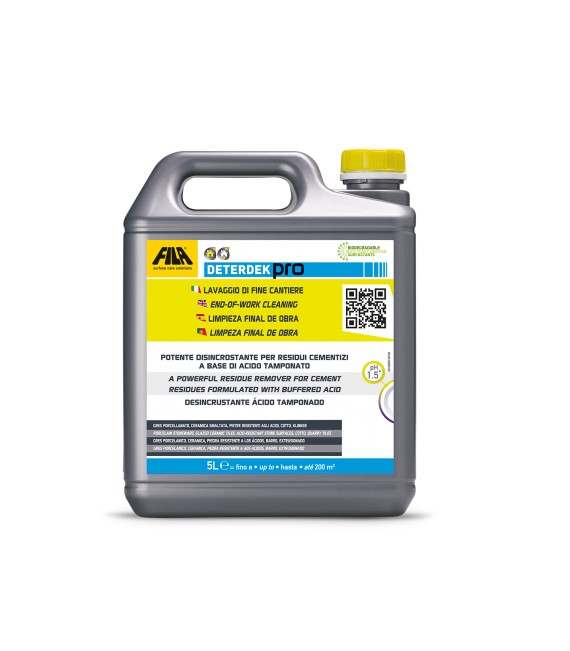 FILA 60400005 DETERDEK Desincrustante Ácido 5 litros