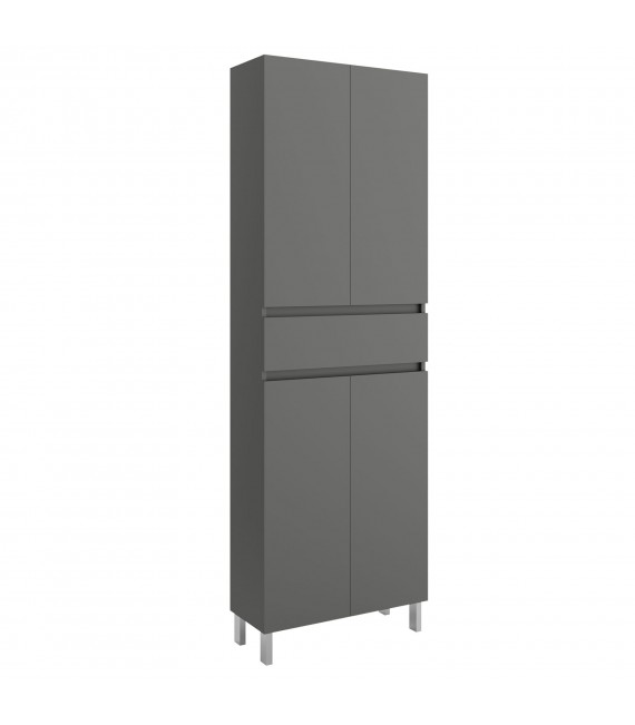 SALGAR 85197 INFINITY Armario Pie 4P+1C Gris Mate