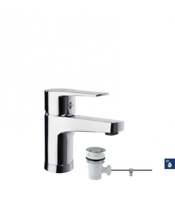 RAMON SOLER 1801 VA TITANIUM Grifo Lavabo Con Desagüe