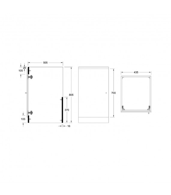 VALADARES 55332010 MOZELA Mueble Para Pila