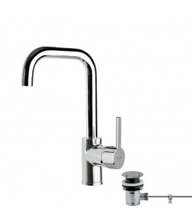 RAMON SOLER 331102VA DRAKO Grifo Lavabo Caño Orientable Con Desagüe