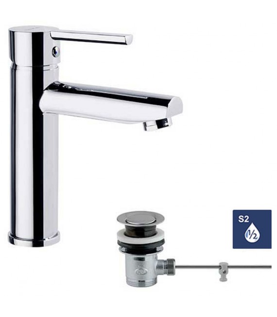 RAMON SOLER 3304VA DRAKO Grifo Lavabo Con Desagüe