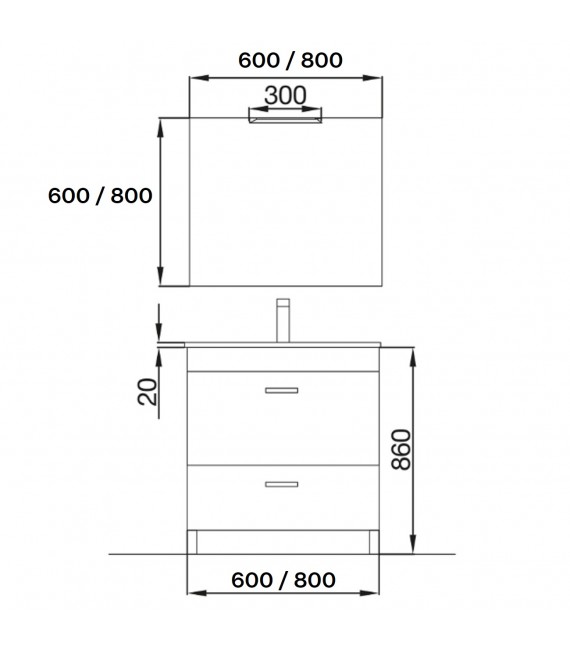 SALGAR ALMAGRO Conjunto Blanco Brillo Fondo Reducido