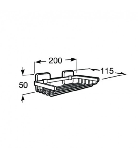 ROCA A816687001 VICTORIA Esponjera Recta 200 mm
