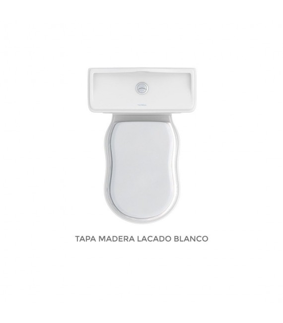 FOSSIL NATURA 00066 ATENAS Asiento WC Madera Blanca