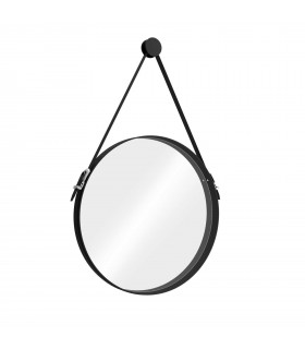 SALGAR 24789 BARBERO Espejo 50 Negro Mate