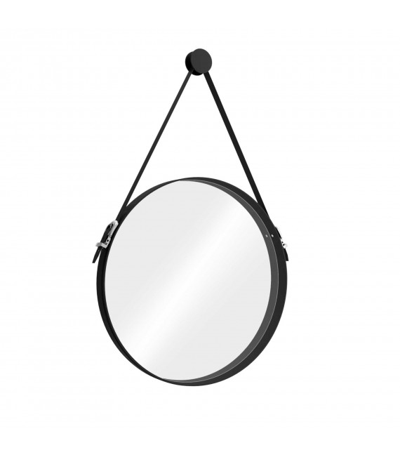 SALGAR 24789 BARBERO Espejo 50 Negro Mate