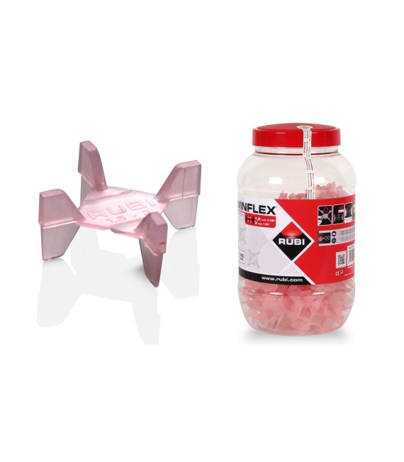 RUBI 02995 TWINFLEX® Crucetas Juntas 1,5-3 Mm. (Bote 250 U.)