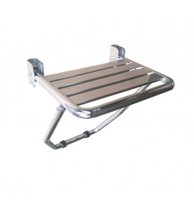 MEDICLINICS AM0251C Asiento abatible con pie Acero Brillo