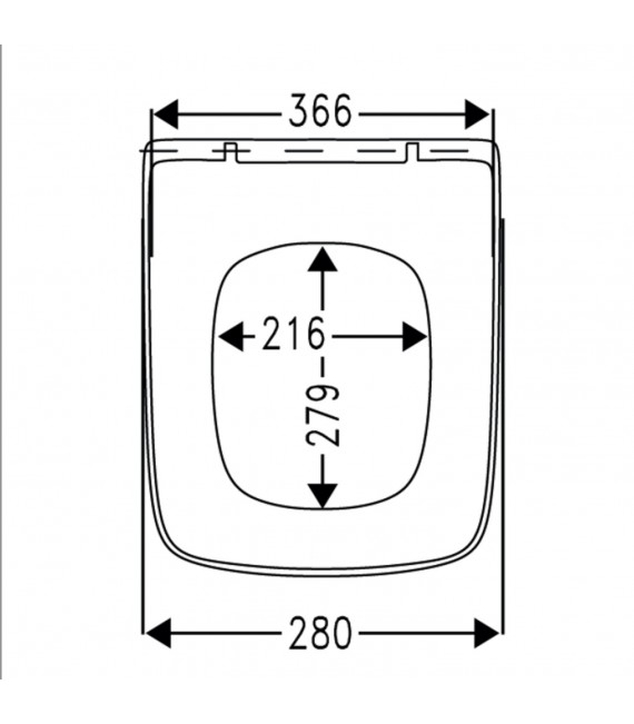 VILLEROY & BOCH 9M58 S1 01 ARQUITECTURA Asiento WC Blanco