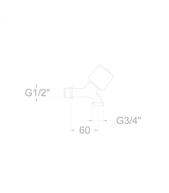 RAMON SOLER 5069E4A ECO Grifo Lavadora Salida Roscada