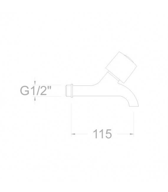 RAMON SOLER 507012E4A ECO Grifo Para Office 12 cm