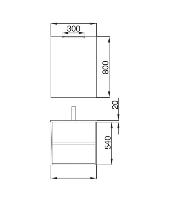 SALGAR NOJA Conjunto De Mueble Roble Caledonia