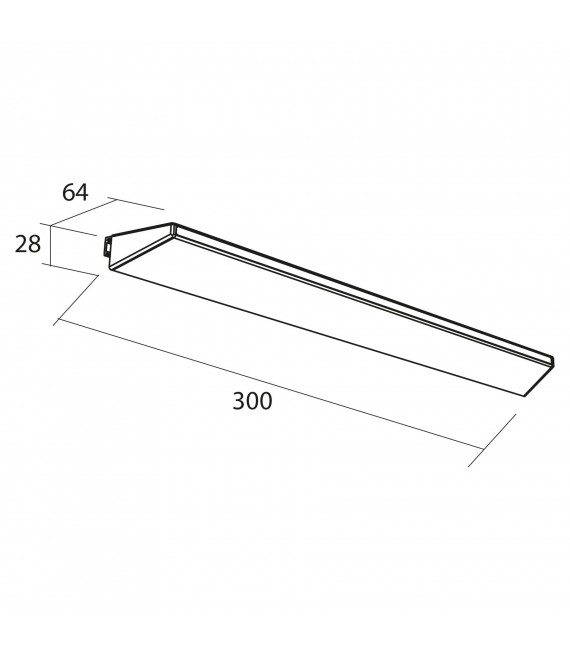 SALGAR 85019 NOJA Conjunto Mueble 2 Cajones 120  Blanco Brillo