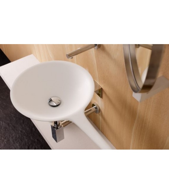 BATHCO 6003 SAJA Lavabo Solid Surface +Toallero
